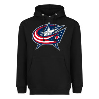 Black the  blue jackets Heavyweight Hoodie - linhVisuals