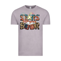 Vintage Zinc Stars stripes beer Vintage Tee - FaDigitalArtStudio