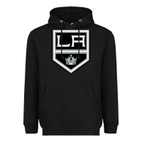 Black the LA kings Heavyweight Hoodie - linhVisuals