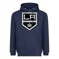 Navy the LA kings Heavyweight Hoodie - linhVisuals