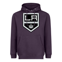 Plum the LA kings Heavyweight Hoodie - linhVisuals