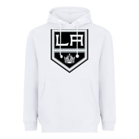 White the LA kings Heavyweight Hoodie - linhVisuals