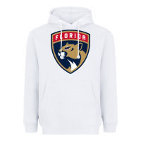 White the  panthers Heavyweight Hoodie - linhVisuals