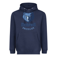 Navy memphis Heavyweight Hoodie - linhVisuals