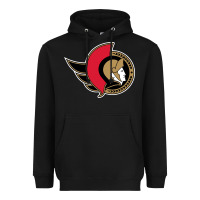 Black the senators Heavyweight Hoodie - linhVisuals