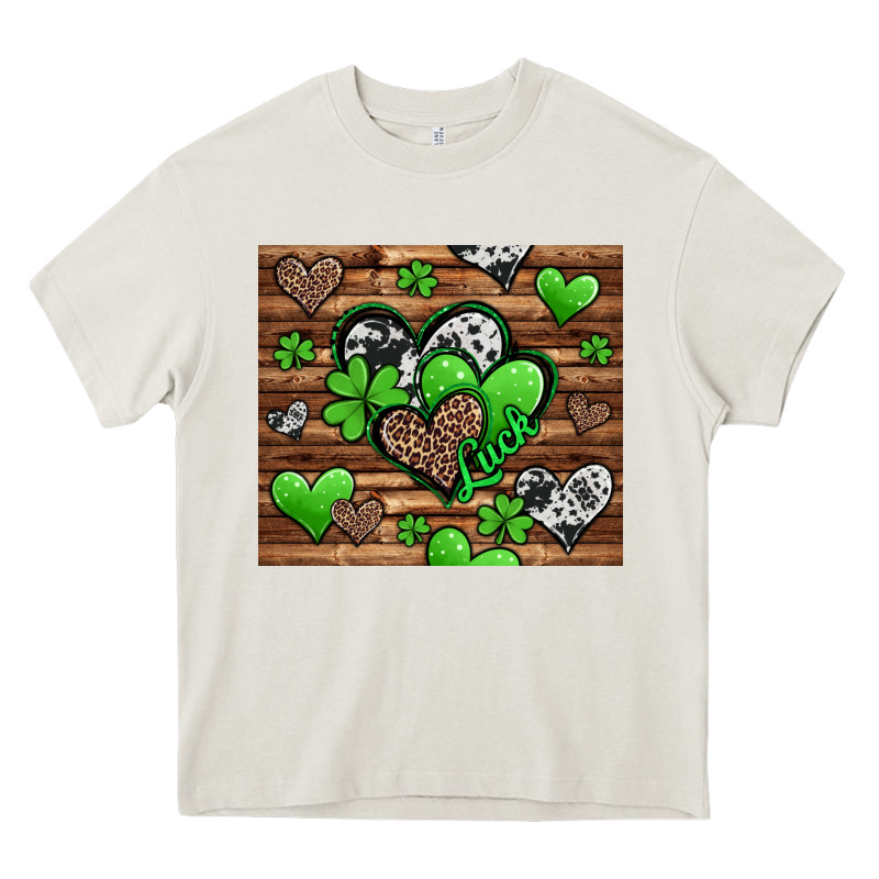 St. Patrick's Day Hearts Heavy Core Tee by Jasminsmagicworld | Teevron