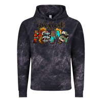 Cloud Black Blessed Mama Vintage Hoodie - FaDigitalArtStudio