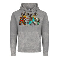 Cloud Rock Blessed Mama Vintage Hoodie - FaDigitalArtStudio