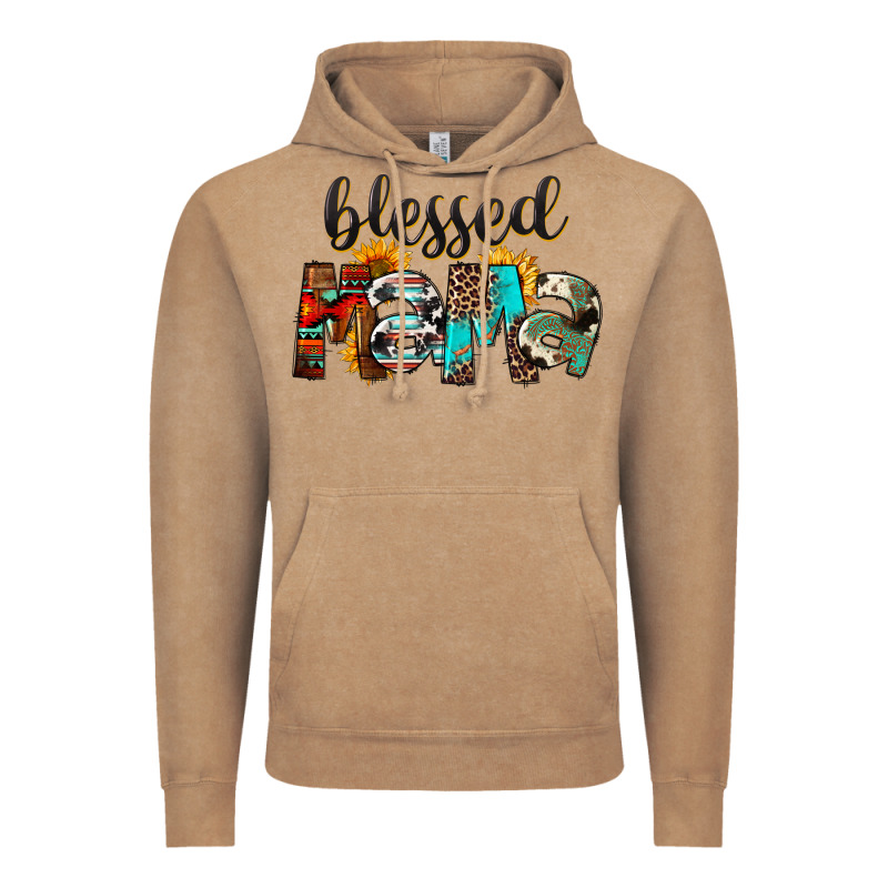 Blessed Mama Vintage Hoodie by FaDigitalArtStudio | Teevron