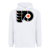 White the philadelphia Heavyweight Hoodie - linhVisuals