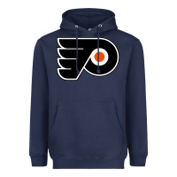 Navy the philadelphia Heavyweight Hoodie - linhVisuals