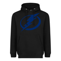 Black the lightning Heavyweight Hoodie - linhVisuals