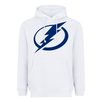 White the lightning Heavyweight Hoodie - linhVisuals