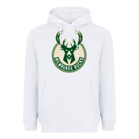 White milwauke Heavyweight Hoodie - linhVisuals