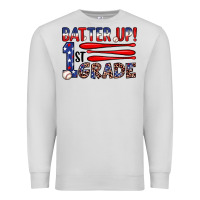 Dove Grey batter up 1st grade Premium Sweatshirt - JahusDesignShop
