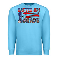 Ocean Blue batter up 1st grade Premium Sweatshirt - JahusDesignShop