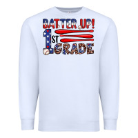 White batter up 1st grade Premium Sweatshirt - JahusDesignShop