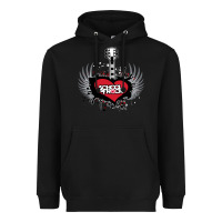 Black the school of rock new vector Heavyweight Hoodie - linhVisuals