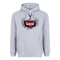 The School Of Rock New Vector Heavyweight Hoodie | Teevron