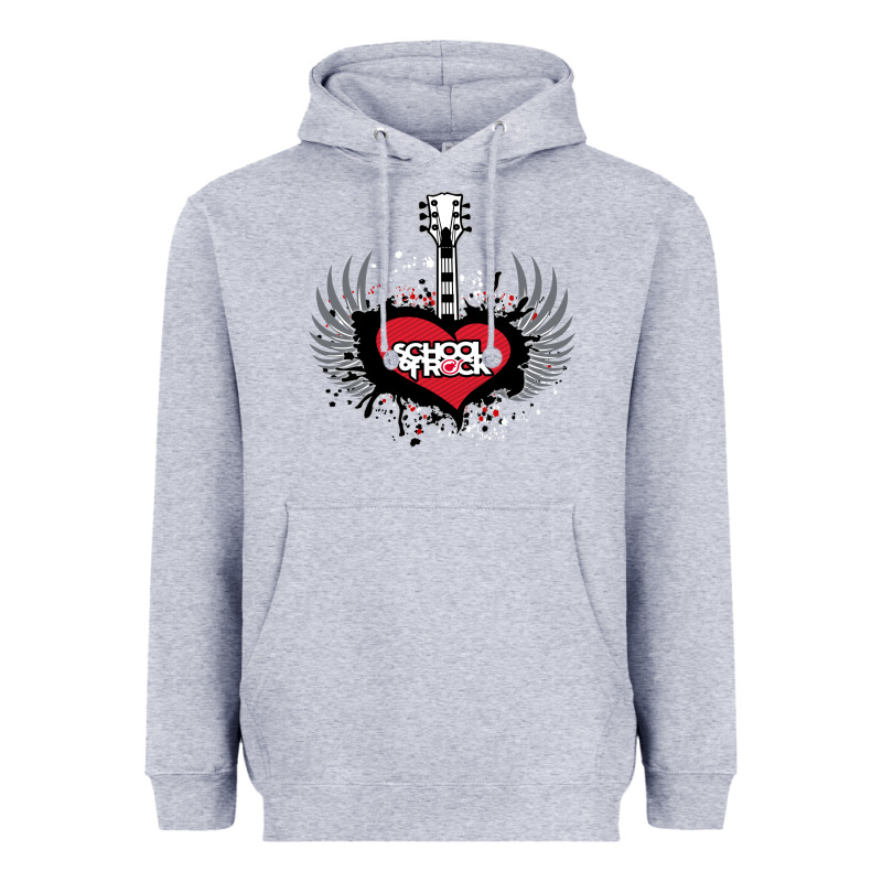 The School Of Rock New Vector Heavyweight Hoodie by linhVisuals | Teevron