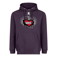 Plum the school of rock new vector Heavyweight Hoodie - linhVisuals