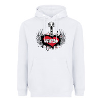 White the school of rock new vector Heavyweight Hoodie - linhVisuals