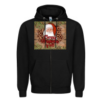 Black santa merry christmas y'all Zipper Hoodie - AdoDesignShop