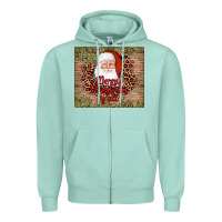 Seafoam santa merry christmas y'all Zipper Hoodie - AdoDesignShop