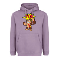 Lavender donkey kong Heavyweight Hoodie - linhVisuals