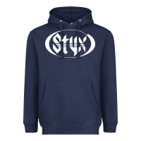 Navy styx Heavyweight Hoodie - linhVisuals