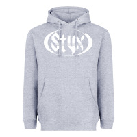 Heather Grey styx Heavyweight Hoodie - linhVisuals