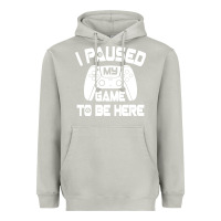 Moon Dust i paused my game to be here Heavyweight Hoodie - linhVisuals