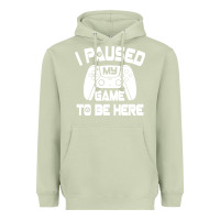 Matcha i paused my game to be here Heavyweight Hoodie - linhVisuals