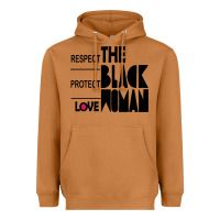 Meerkat respect protect love the black woman Heavyweight Hoodie - linhVisuals