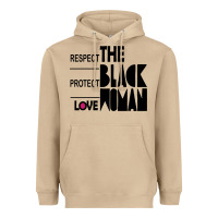 Mushroom respect protect love the black woman Heavyweight Hoodie - linhVisuals