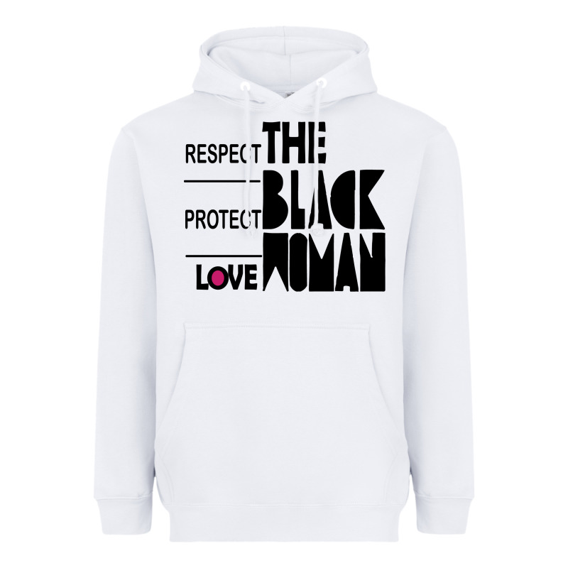 Respect Protect Love The Black Woman Heavyweight Hoodie by linhVisuals | Teevron