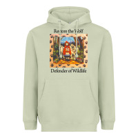 Matcha restore the wolf defenders of wildlife Heavyweight Hoodie - linhVisuals