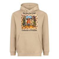 Mushroom restore the wolf defenders of wildlife Heavyweight Hoodie - linhVisuals