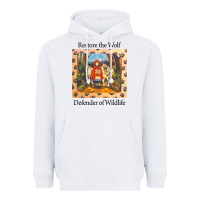 White restore the wolf defenders of wildlife Heavyweight Hoodie - linhVisuals
