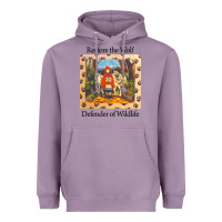 Lavender restore the wolf defenders of wildlife Heavyweight Hoodie - linhVisuals