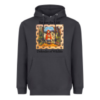 Smoke restore the wolf defenders of wildlife Heavyweight Hoodie - linhVisuals