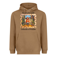 Toasted Coconut restore the wolf defenders of wildlife Heavyweight Hoodie - linhVisuals
