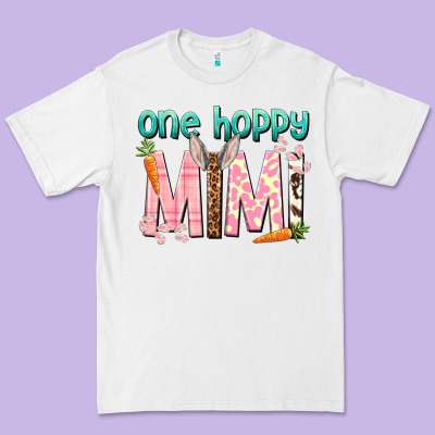 One Hoppy Mimi Easter Day Premium Tee Designed By Howdyjamesfarm