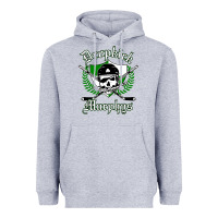 Heather Grey dropkick murphy's best of punk Heavyweight Hoodie - linhVisuals