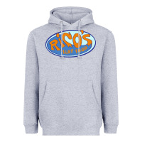 Heather Grey richo surf shop Heavyweight Hoodie - linhVisuals