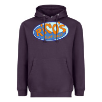 Plum richo surf shop Heavyweight Hoodie - linhVisuals