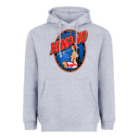 Heather Grey hinano tahiti Heavyweight Hoodie - linhVisuals
