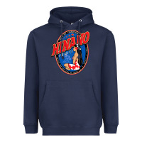 Navy hinano tahiti Heavyweight Hoodie - linhVisuals