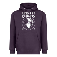 Plum lindsey stirling white Heavyweight Hoodie - linhVisuals