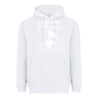 White lindsey stirling white Heavyweight Hoodie - linhVisuals